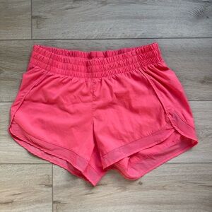 Athleta Women's Coral Pink Athletic Shorts